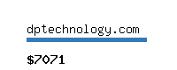 dptechnology.com Website value calculator