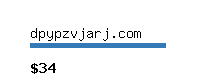 dpypzvjarj.com Website value calculator