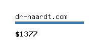 dr-haardt.com Website value calculator