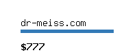 dr-meiss.com Website value calculator