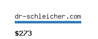 dr-schleicher.com Website value calculator