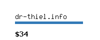 dr-thiel.info Website value calculator