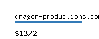 dragon-productions.com Website value calculator