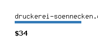 druckerei-soennecken.com Website value calculator