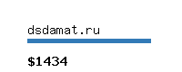 dsdamat.ru Website value calculator