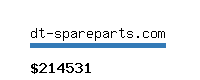 dt-spareparts.com Website value calculator