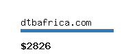 dtbafrica.com Website value calculator