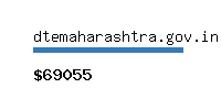 dtemaharashtra.gov.in Website value calculator