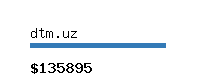 dtm.uz Website value calculator