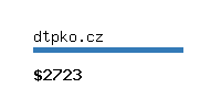 dtpko.cz Website value calculator