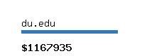 du.edu Website value calculator