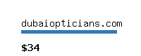 dubaiopticians.com Website value calculator