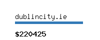 dublincity.ie Website value calculator