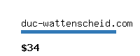 duc-wattenscheid.com Website value calculator