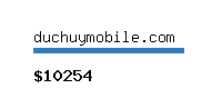 duchuymobile.com Website value calculator