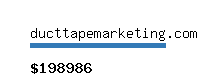 ducttapemarketing.com Website value calculator