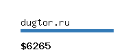 dugtor.ru Website value calculator