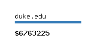 duke.edu Website value calculator