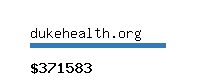 dukehealth.org Website value calculator