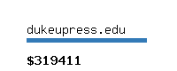 dukeupress.edu Website value calculator