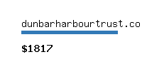 dunbarharbourtrust.co.uk Website value calculator