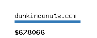 dunkindonuts.com Website value calculator