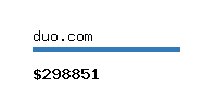 duo.com Website value calculator