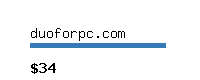 duoforpc.com Website value calculator