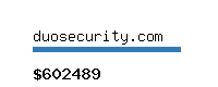 duosecurity.com Website value calculator