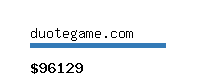 duotegame.com Website value calculator