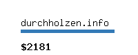 durchholzen.info Website value calculator