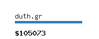 duth.gr Website value calculator