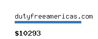 dutyfreeamericas.com Website value calculator