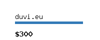 duvi.eu Website value calculator