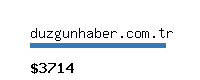 duzgunhaber.com.tr Website value calculator