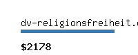 dv-religionsfreiheit.org Website value calculator