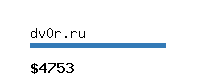 dv0r.ru Website value calculator