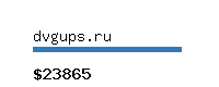 dvgups.ru Website value calculator