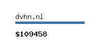 dvhn.nl Website value calculator