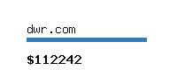 dwr.com Website value calculator