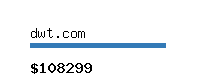 dwt.com Website value calculator