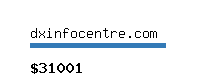 dxinfocentre.com Website value calculator
