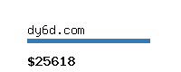 dy6d.com Website value calculator