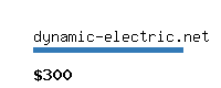dynamic-electric.net Website value calculator