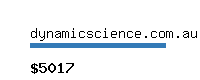 dynamicscience.com.au Website value calculator