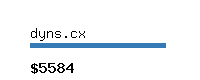 dyns.cx Website value calculator