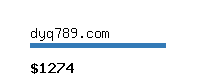 dyq789.com Website value calculator