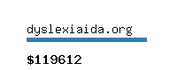 dyslexiaida.org Website value calculator