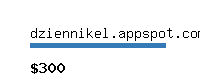 dziennikel.appspot.com Website value calculator