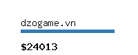 dzogame.vn Website value calculator